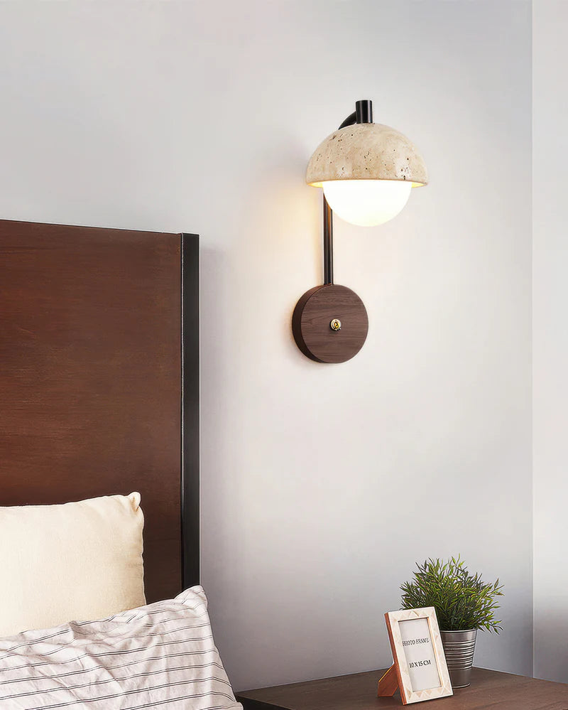 Kuta – Lampe murale magnétique sans fil au design naturel