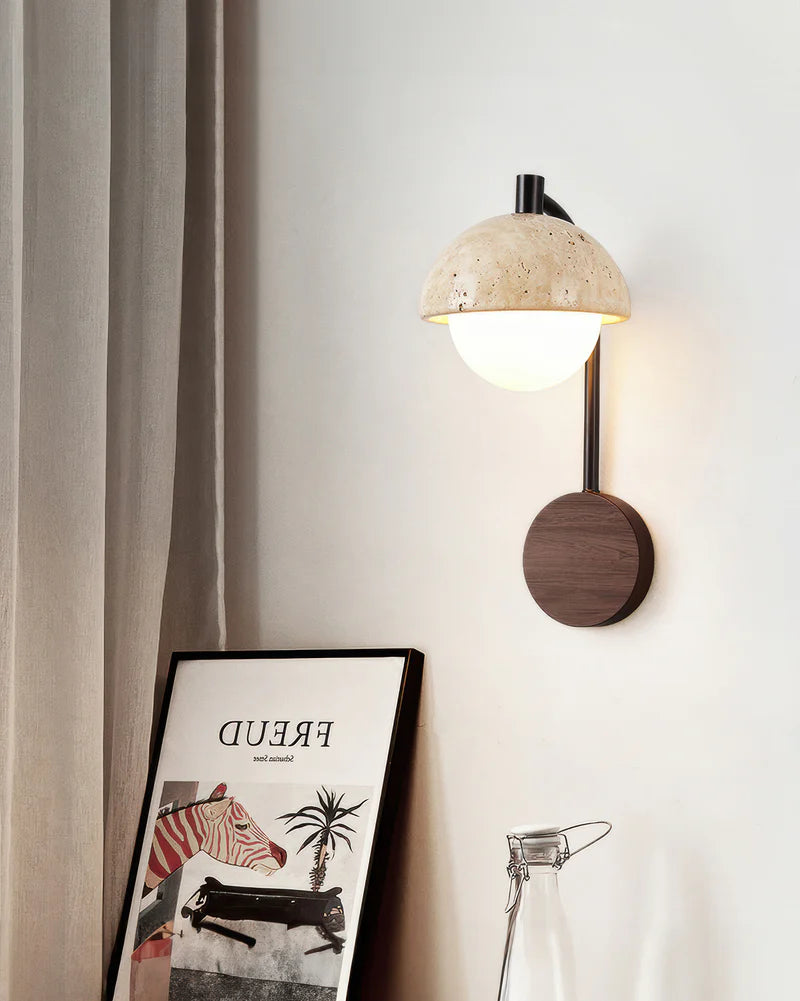 Kuta – Lampe murale magnétique sans fil au design naturel