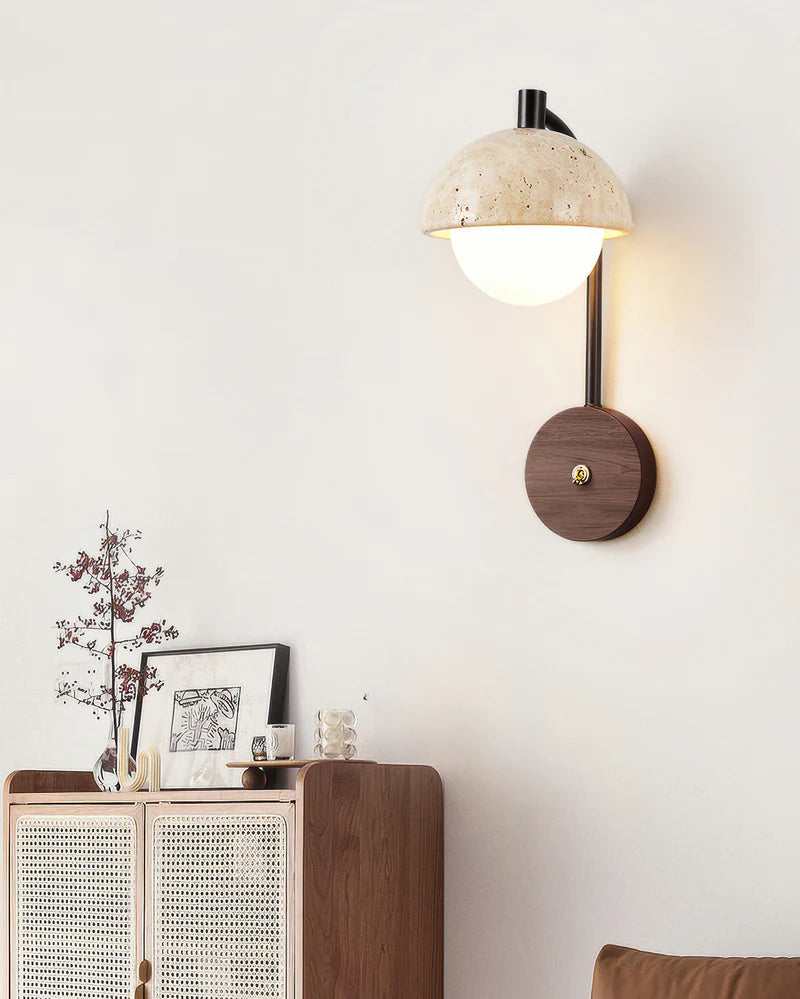 Kuta – Lampe murale magnétique sans fil au design naturel