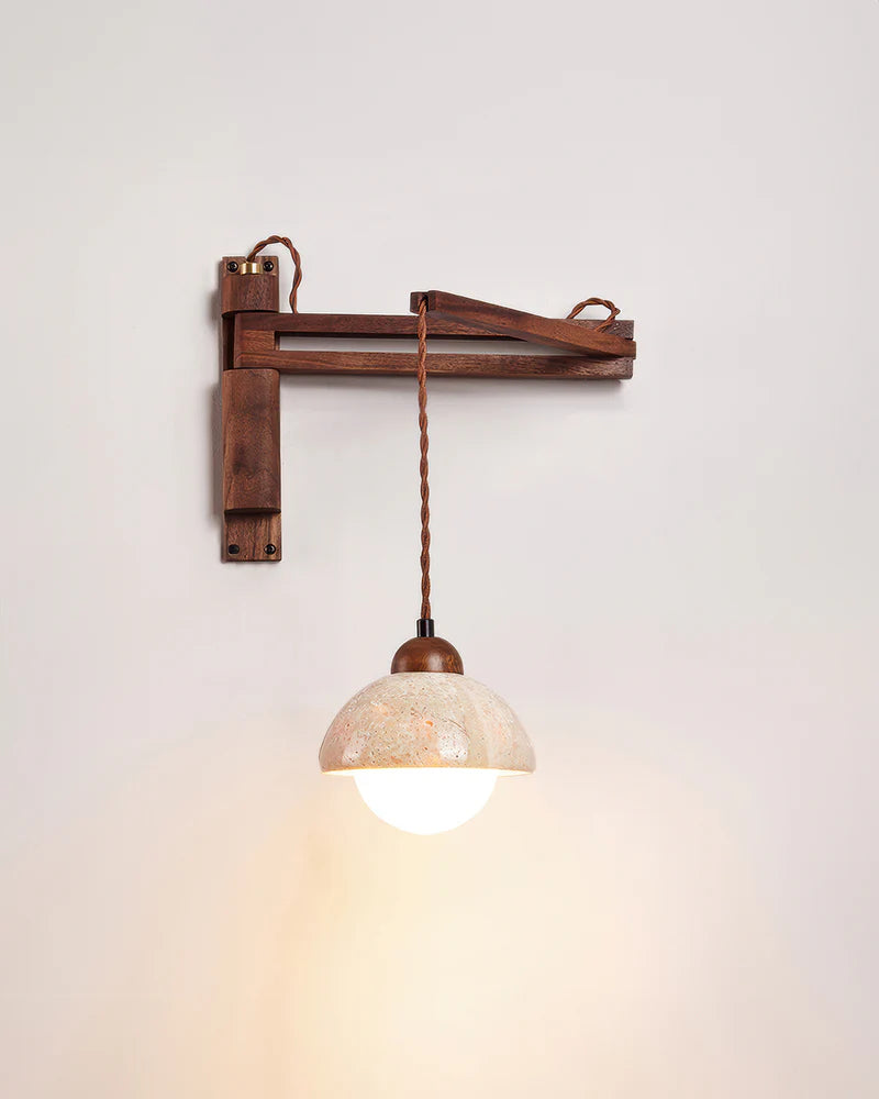 Kuta – Lampe murale magnétique sans fil au design naturel