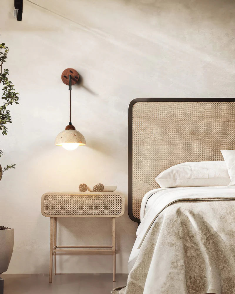 Kuta – Lampe murale magnétique sans fil au design naturel