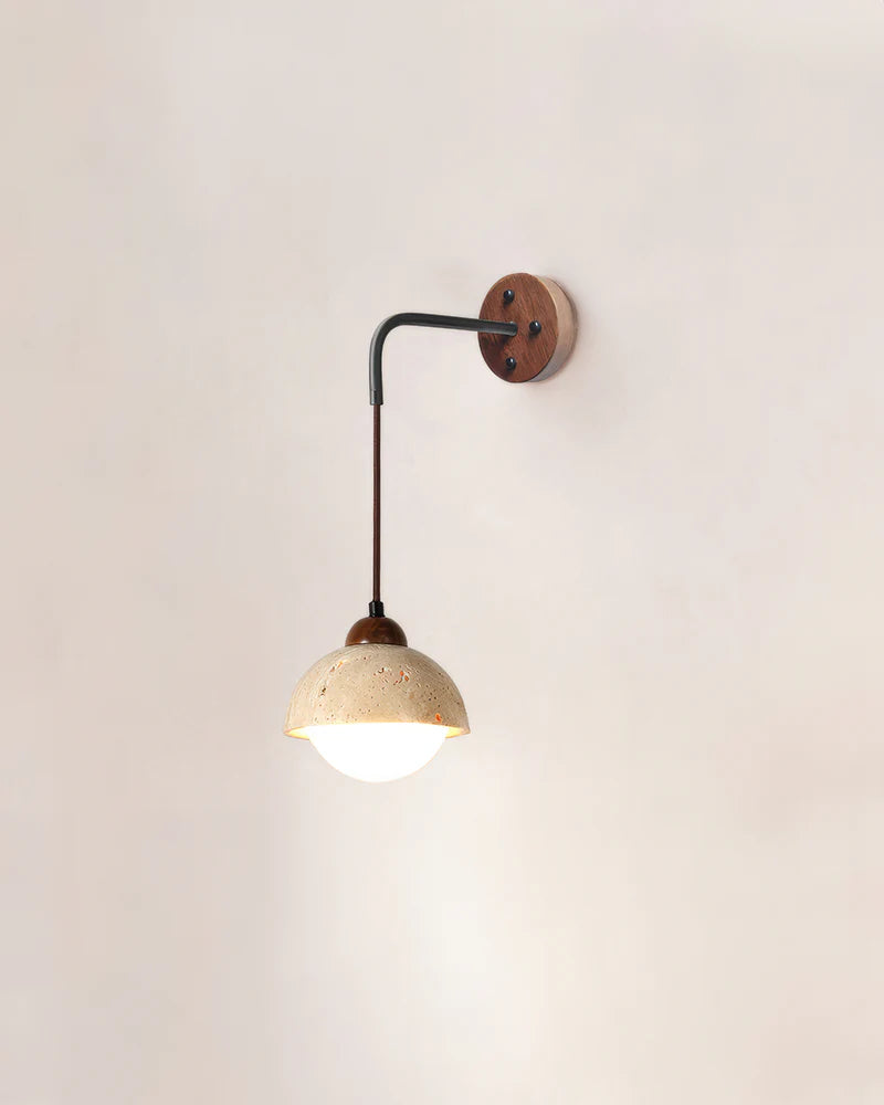 Kuta – Lampe murale magnétique sans fil au design naturel